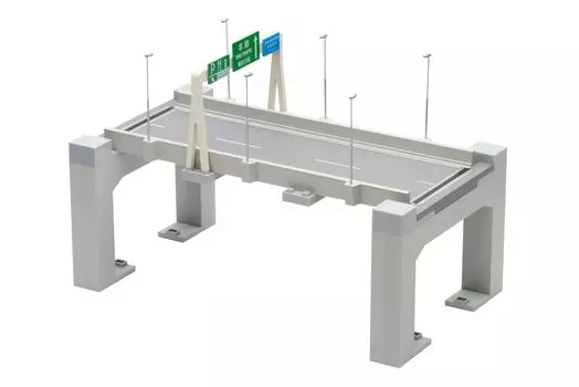 Tomikarama Vintage 10a Highway Straight A ABS Resin Accessories 1/64