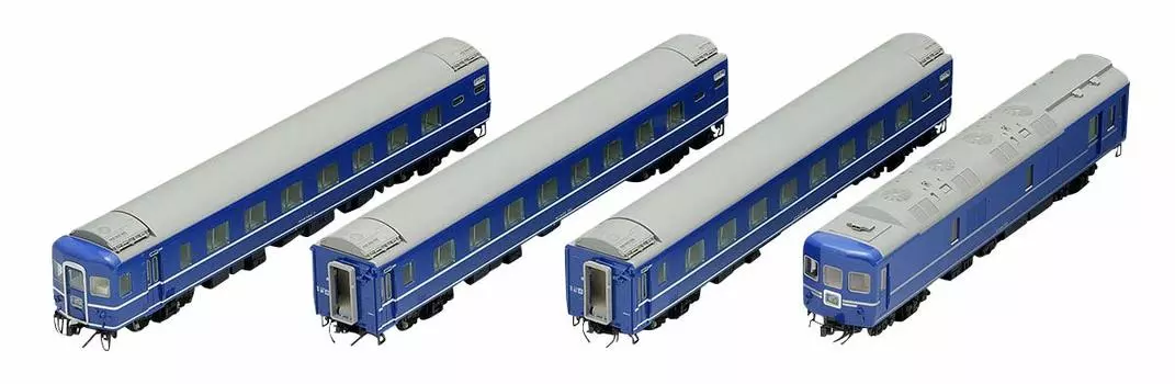 TOMIX HO gauge 24 series 24 type limited express спальный пассажирский вагон набор из 4 вагонов модель железнодорожной железнодорожной пассажирской вагон HO-9043