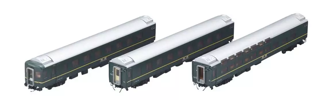 TOMIX HO Gauge JR 24 Series 25 Twilight Express Дополнительный набор B Модель пассажирского вагона железной дороги HO-9111