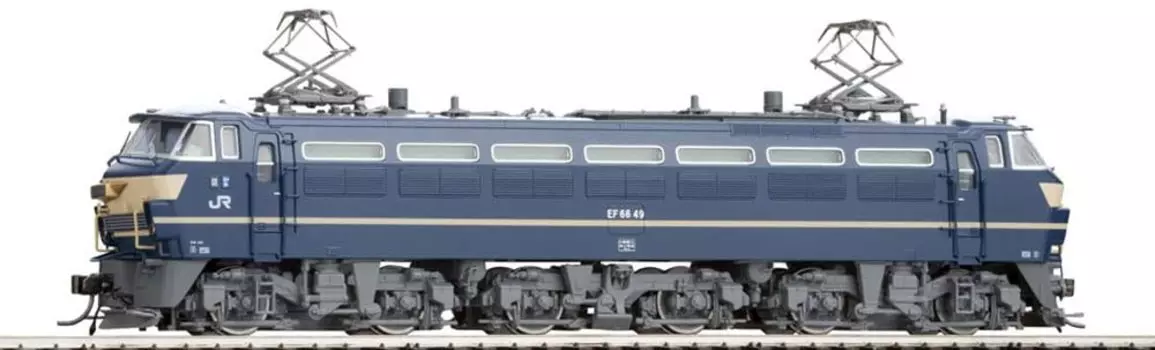 TOMIX HO Gauge JR EF66 Type Express Traction Equipped Dolly Railway Model Electric Locomotive Machine/PS22B Car/Gray HO-2023