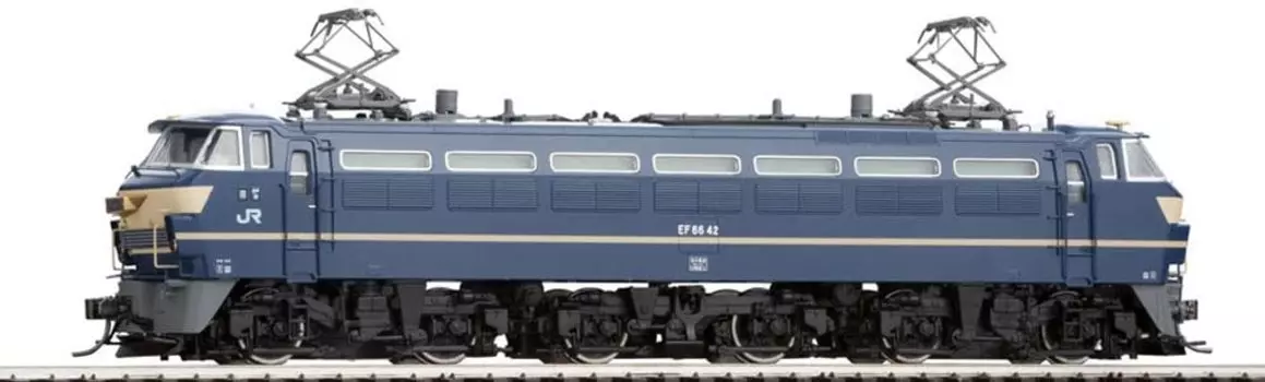 TOMIX HO gauge JR EF66 type express traction PS22B equipment black prestige model Железнодорожная модель электровоза машина, вагон, тележка, HO-2517 синий