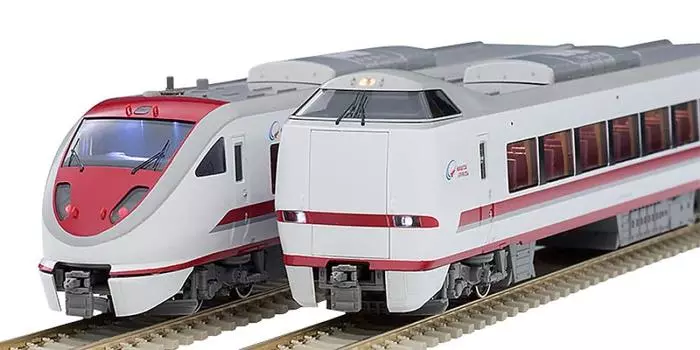 TOMIX HO Gauge Limited Edition Hokuetsu Express 683 Series 8000 Limited Express Train HakutakaSnow Rabbit 9-вагонный набор HO-9098 Железнодорожная модель поезда