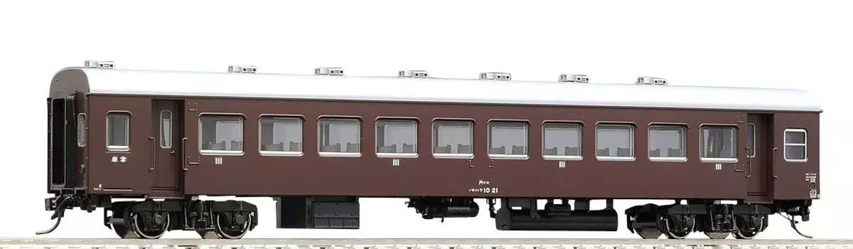 TOMIX HO Gauge Nahafu 10 Brown HO-5002 Railway Model Passenger Car