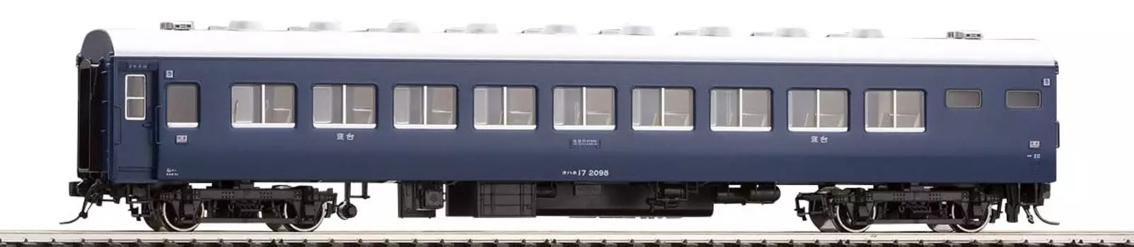 TOMIX HO Gauge Ohane 17 Тип Электрическая железная дорога Модель Пассажирский вагон Отопление/Синий HO-5021