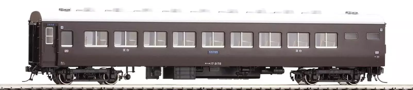 TOMIX HO Gauge Ohane 17 Тип Электрическая железная дорога Модель Пассажирский вагон Отопление/Коричневый HO-5020