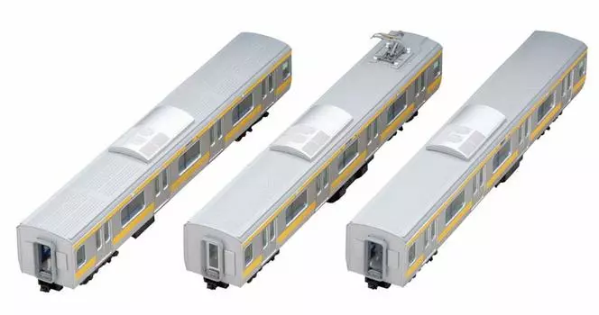 TOMIX HO Gauge Series Line Local Train Дополнительный набор M 3 Cars Железнодорожная модель поезда E231-500 Chuo/Sobu HO-9062 серебряный