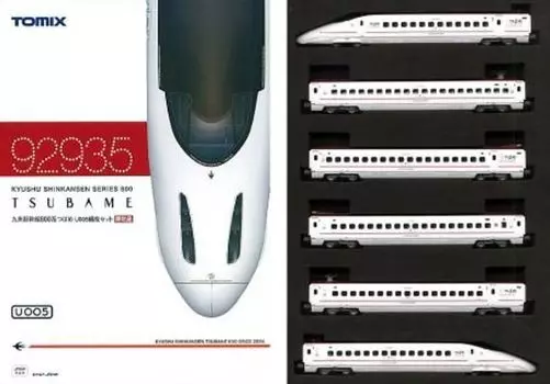 TOMIX Kyushu Shinkansen 800 series Tsubame U005 formation set N TOMIX 6-car [92935] [Railway model] gauge,