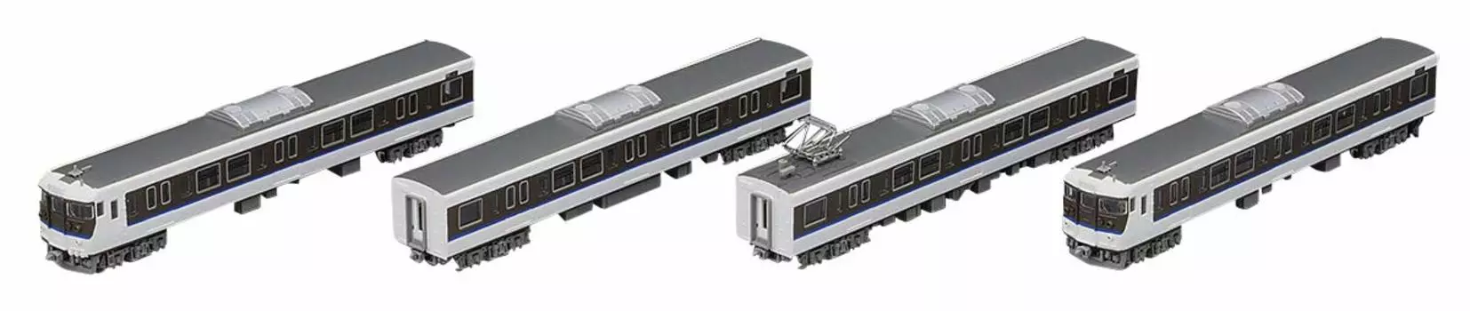 TOMIX N Gauge 115 2000 Series JR West Japan 40N Updated Extension Set 4 Cars 98325 Railway Model Train Car/Ivory