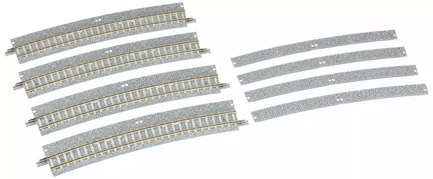 TOMIX N Gauge 1770 Wide PC изогнутый рельс набор из 4 принадлежностей для моделей железных дорог C541-15-WP (F)