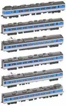 TOMIX N Gauge 183 1000 Series Train Makuhari Vehicle Center Azusa Color Set 6 Cars 98645 Железнодорожная модель поезда