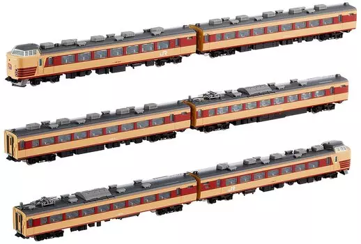 TOMIX N Gauge 189 Series M51 Formation Revival JNR Color Set 98601 Модель поезда железной дороги