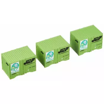 TOMIX N Gauge 19D Type Container 50th Anniversary of Railway Container Transport Color 3 Pieces 3140 Railway Model Supplies