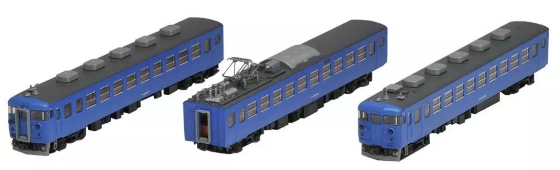 TOMIX N Gauge 475 Series Hokuriku Main Line Blue Set 92552 Модель поезда железной дороги синий