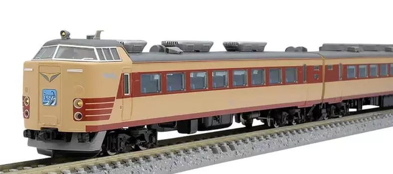 TOMIX N Gauge 485 Series Limited Express Train Kuroshio Set 4 Cars 98384 Железнодорожная модель поезда