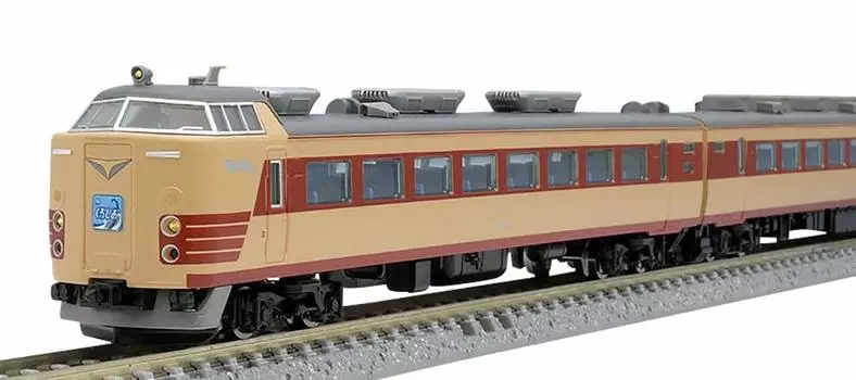 TOMIX N Gauge 485 Series Limited Express Train Kuroshio Set 4 Cars 98384 Железнодорожная модель поезда