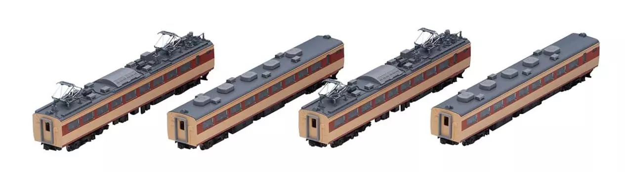 TOMIX N Gauge 485 Series Limited Express Train Kyoto General Operation Дополнительный набор из 4 вагонов 98387 Модель железнодорожной станции/Сиратори