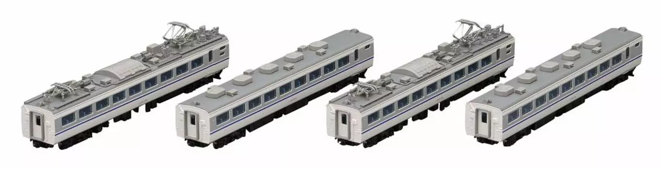 TOMIX N Gauge 485 Series Limited Express Train Hakutaka Дополнительный набор из 4 вагонов 98408 Модель железнодорожной модели поезда