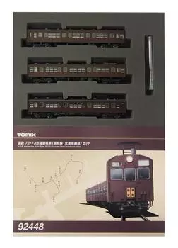 TOMIX N Gauge 72 73 Tsurumi Line All Metal Car Formation Set 92448 Railway Model Train