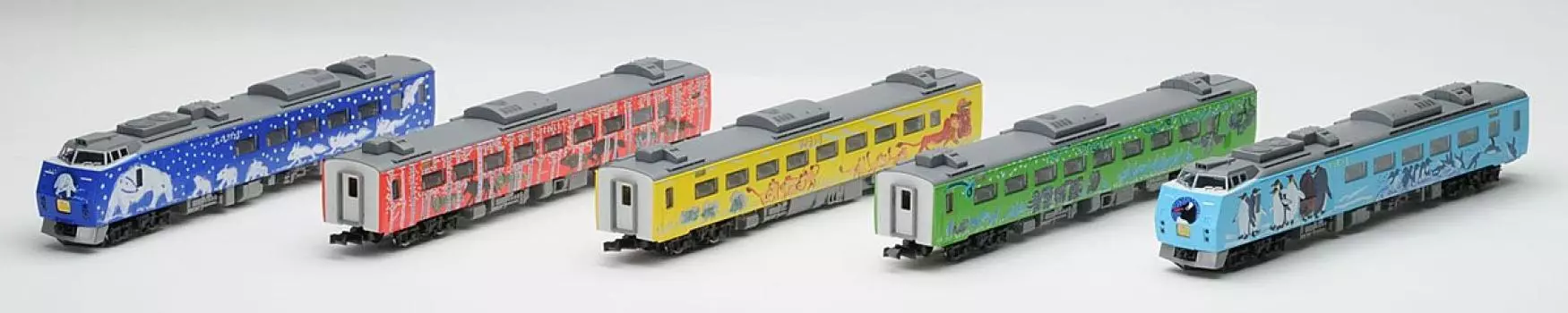 TOMIX N Gauge 92988 Limited Kiha 183 Series Limited Express Diesel Car Set (Зоопарк Асахияма)
