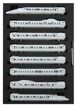 TOMIX N Gauge 98925 N700 8000 Series Shinkansen Set [Limited] Sanyo/Kyushu (Kumamon & Kuro-chan)
