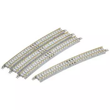 TOMIX N Gauge Curved PC Rail C541-15-PC F Set of 4 1193 Railway Model Supplies