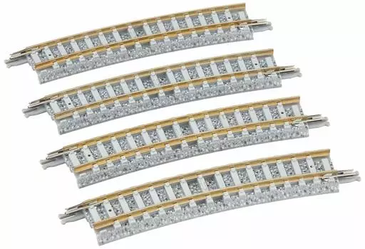 TOMIX N Gauge Curved PC Rail F Набор из 4 шт. 1197 Принадлежности для моделей железных дорог C317-15-PC