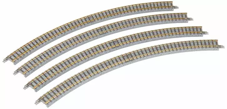 TOMIX N Gauge Curved Rail C317-45 F Набор из 4 штук 1852 принадлежности для моделей железных дорог