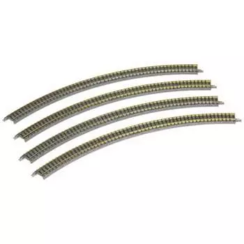 TOMIX N Gauge Curved Rail C354-45 F Set of 4 1856 Railway Model Supplies