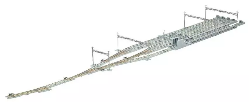 TOMIX N Gauge Depot Rail Set 91016 Железнодорожные принадлежности для моделей серебристый