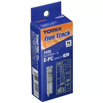 TOMIX N Gauge End PC Rail E-PC LED Type (F) 1428 Принадлежности для моделей железных дорог