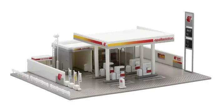 TOMIX N Gauge Gas Station Idemitsu 4266 Diorama Supplies