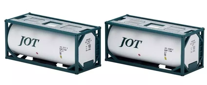 TOMIX N Gauge ISO20ft Tank Container Frame Type Nippon Oil Transportation Green 2 шт. 3175 принадлежности для железнодорожных моделей