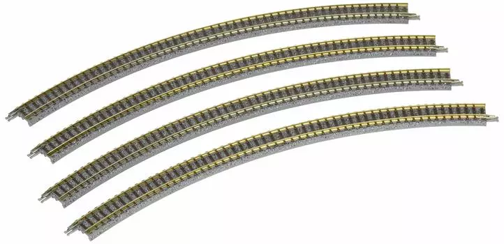 TOMIX N Gauge изогнутый рельс F набор из 4 штук 1856 принадлежности для моделей железных дорог C354-45