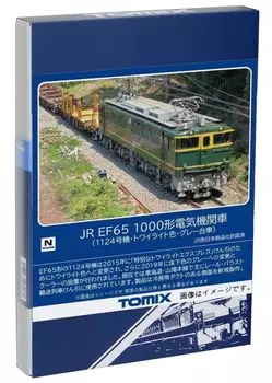 TOMIX N Gauge JR EF65 1000 Тип 1124 Цвет серый, тележка 7175 Модель железной дороги Электровоз №