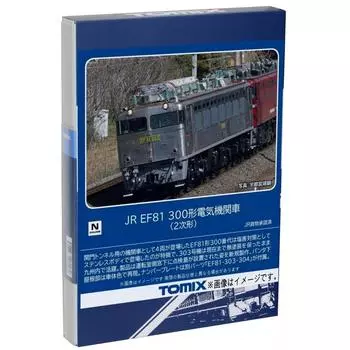 TOMIX N Gauge JR EF81 300 Тип 2-й Тип 7178 Железнодорожная модель электровоза