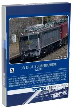 TOMIX N Gauge JR EF81 300 Тип 2-й Тип 7178 Железнодорожная модель электровоза