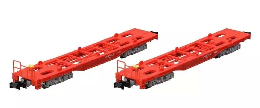 TOMIX N Gauge JR Freight Car Type KOKI 200 Newly Painted 2-Car Set 8752 Railway Model Freight Car