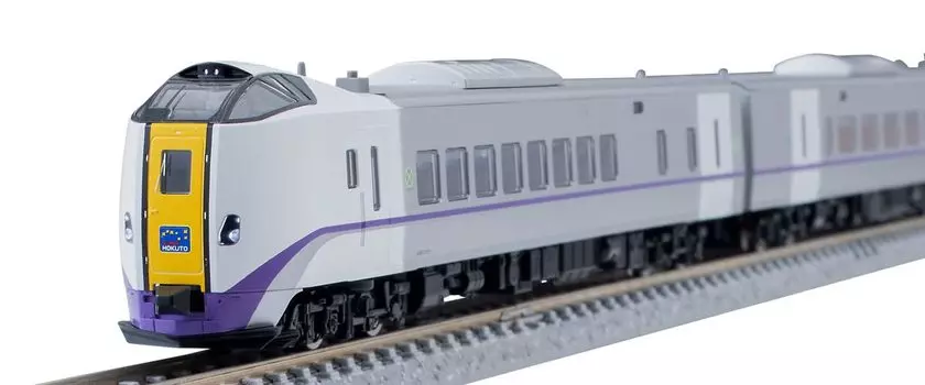 TOMIX N Gauge JR Kiha261 1000 Series 6th Edition Super Hokuto New Paint Basic Set 98472 Модель железнодорожной дизельной машины белого цвета