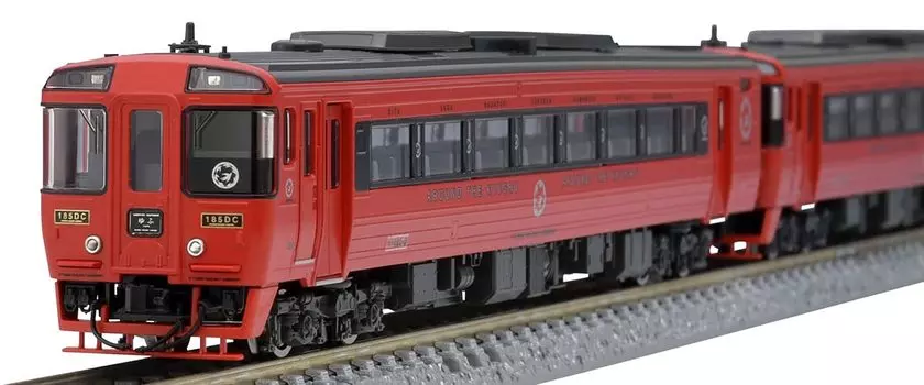 TOMIX N Gauge JR Kiha 185 Series Around the Kyushu Set 98454 Модель железнодорожной дизельной машины красного цвета