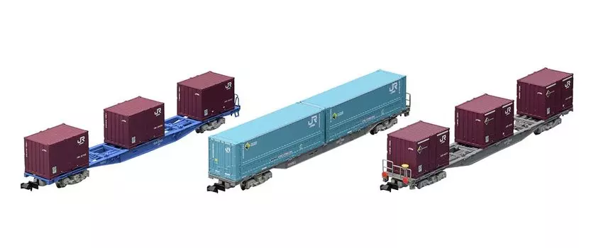 TOMIX N Gauge JR Контейнерный поезд Дополнительный набор 98486 Железнодорожная модель грузового вагона