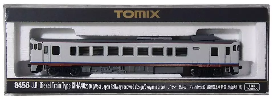 TOMIX N Gauge Kiha 40 2000 Тип JR West Japan Обновленный автомобиль Okayama Color M 8456 Железнодорожная модель дизельного вагона