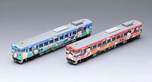TOMIX N Gauge Kiha 40 2000 Тип Дизельный Вагон Kitaro Musume Поезд Набор 2 Вагона 98054 Железнодорожная Модель Дизельный Вагон Поезд/Neko