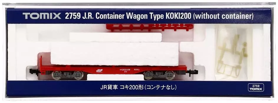 TOMIX N Gauge Koki200 No Container 2759 Железнодорожная модель грузового вагона