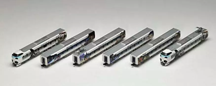 TOMIX N Gauge Limited 287 Series Limited Express Train Panda Kuroshio Smile Adventure Train 6 Cars 98987 Railway Model Train First Order Limited / белый