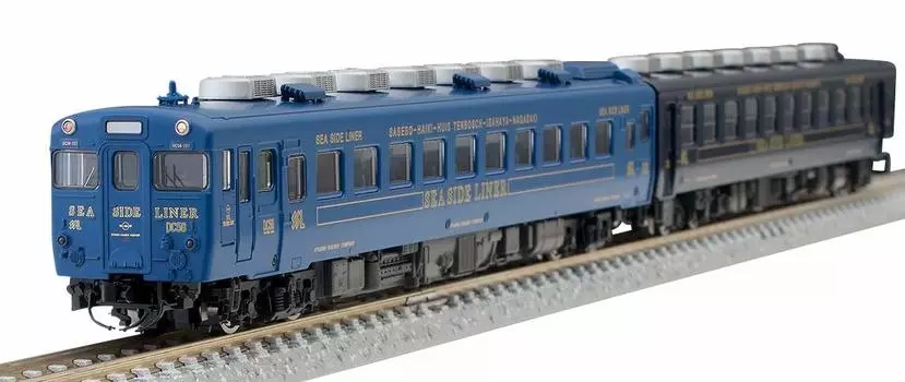 TOMIX N Gauge Limited Kiha58 Series Rapid Seaside Liner Kiha58 727 Set 2 Cars 97917 Железнодорожная модель дизельного вагона