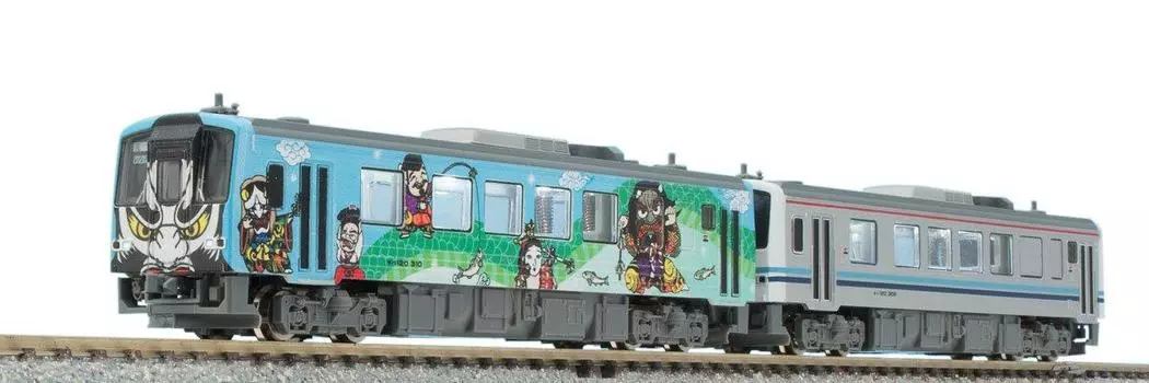 TOMIX N Gauge Limited Kiha 120 300 Type Diesel Car Sanko Line Kagura Set 2 Cars 98986 Railway Model Diesel Car First Order Limited Line/Sanko