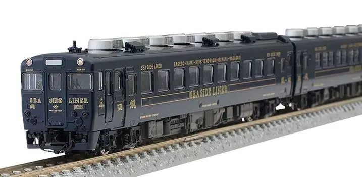 TOMIX N Gauge Limited Kiha 58 Series Rapid Seaside Navy Kiha 28 5200 Set 3 Cars 97918 Железнодорожная модель дизельного вагона Liner, синий,