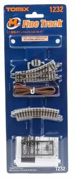 TOMIX N Gauge Mini Electric Point F 1232 Железнодорожные модели, принадлежности N-PL140-30