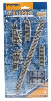 TOMIX N Gauge Mini Rail Set Point Set MB Pattern 91082 Railway Model Rail Set