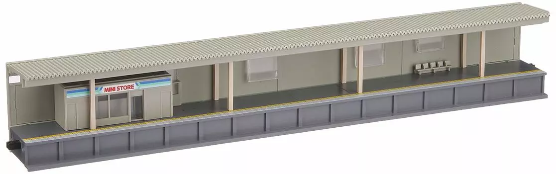 TOMIX N Gauge напротив платформы Urban Convenience Extension 4287 Diorama Supplies Store/Lighted